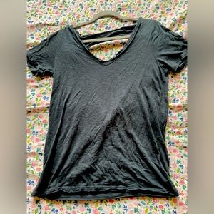Open back tee